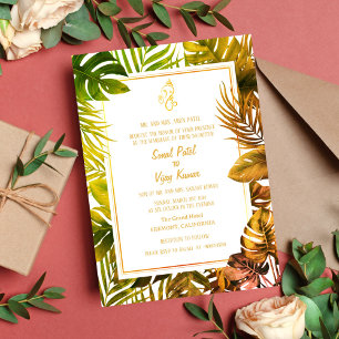 Indian Hindu Wedding Ganesha Invitation