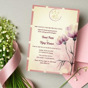 Indian Hindu Wedding Ganesha Invitation