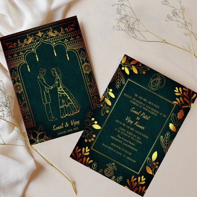 Indian Hindu Wedding Ganesha Invitation (Creator Uploaded)