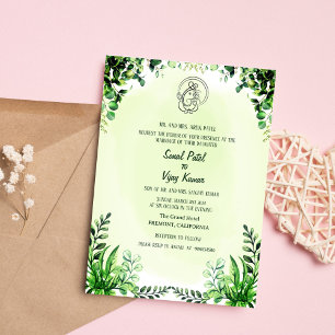 Indian Hindu Wedding Ganesha Invitation