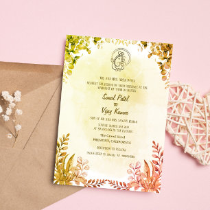 Indian Hindu Wedding Ganesha Invitation