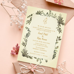 Indian Hindu Wedding Ganesha Invitation