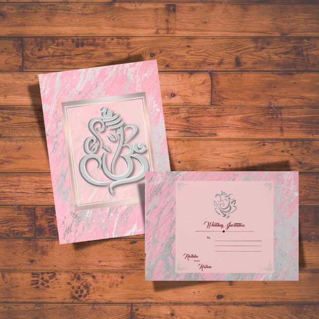 Indian hindu wedding Ganesha invitation (Creator Uploaded)