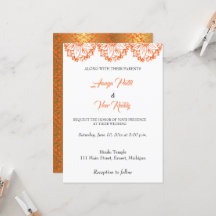 Indian Hindu Wedding Invitation