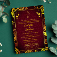 Indian Hindu Wedding with Couple Image & Ganesha