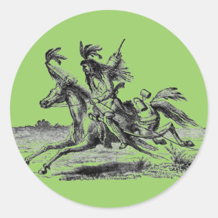 Indian Horseback Sticker
