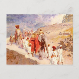 Indian Hunting Party by Edwin Lord Weeks Postcard