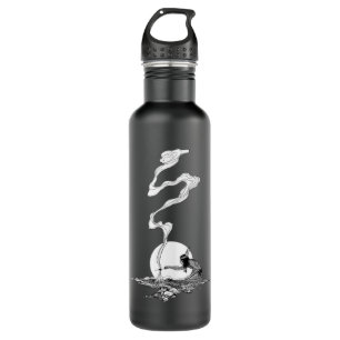 Indian in His Solitude by NC Wyeth Vintage Western 710 Ml Water Bottle