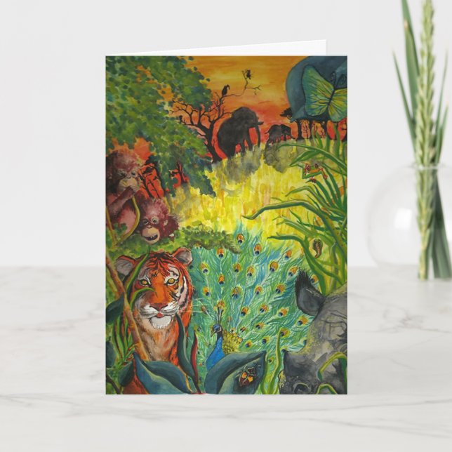 Indian Jungle Card (Front)