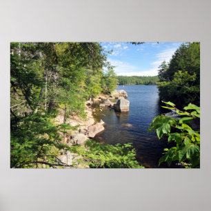 Indian Lake in the Adirondacks. print  08 103