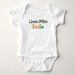 indian little miss baby bodysuit