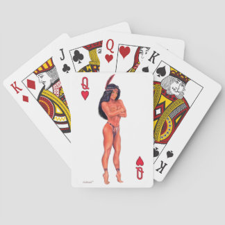 INDIAN MAIDEN PLAYING CARDS