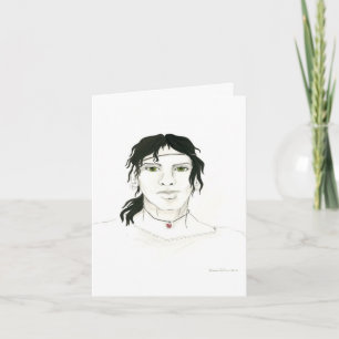 Indian Man Note Card