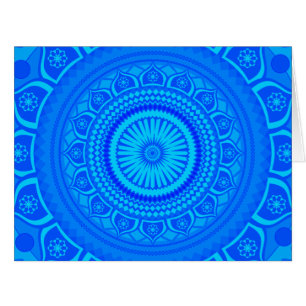 Indian mandala Blue