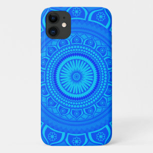Indian mandala Blue Case-Mate iPhone Case