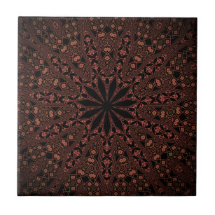 indian mandala pattern tile