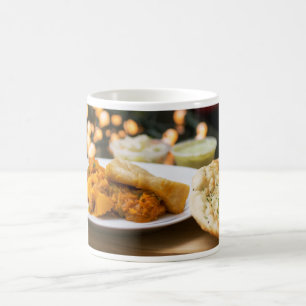 Indian meal coffee mug