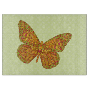 Indian Monarch Glass Cutting Board