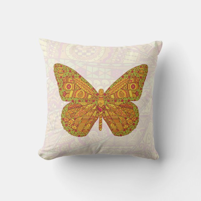 Indian Monarch Pillow (Front)