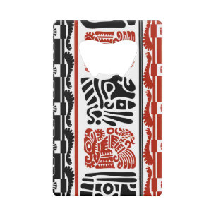 Indian motifs, black red, seamless pattern.