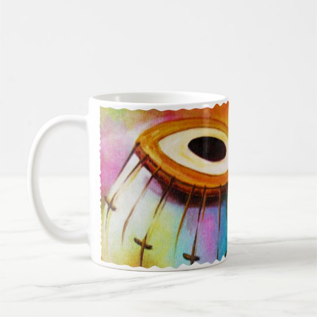 Indian Musical Instruments - Tabla Coffee Mug (Left)