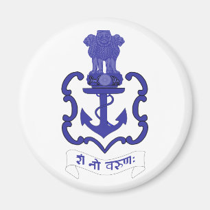 Indian Navy crest, India Magnet