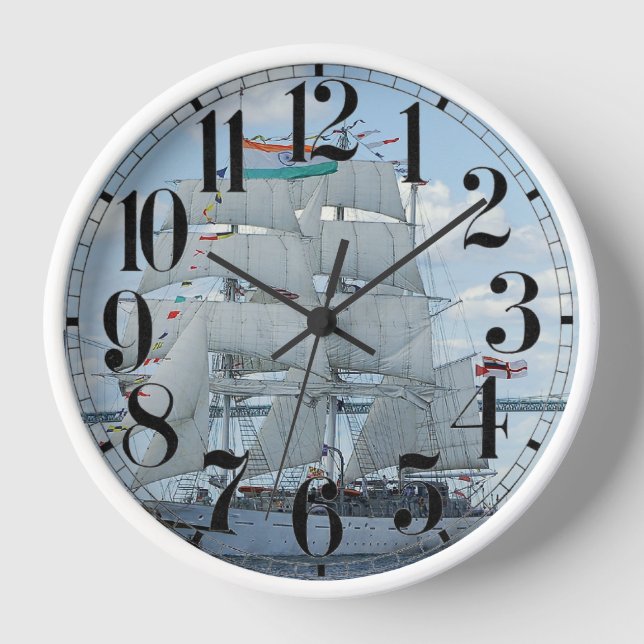 Indian Navy sail training ship Tarangini  Clock (Front)