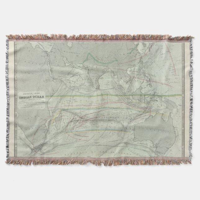 Indian Ocean 2 Throw Blanket (Front)