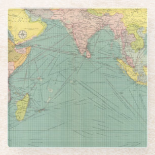 Indian Ocean 3 Glass Coaster