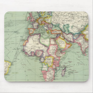 Indian Ocean, Atlantic Ocean Mouse Pad