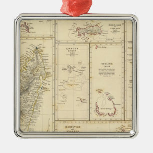 Indian Ocean Islands Metal Tree Decoration