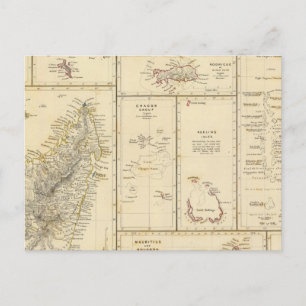 Indian Ocean Islands Postcard