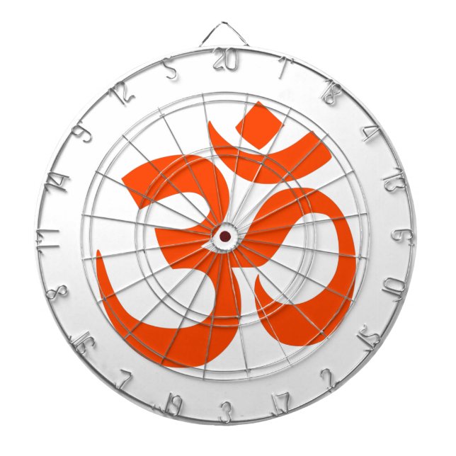 Indian Om Symbol Dartboard (Front)