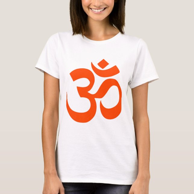 Indian Om Symbol T-Shirt (Front)