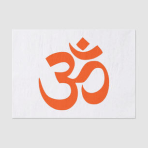 Indian Om Symbol Tissue Paper