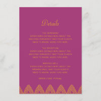 Indian Orange Pink Mehndi Hindu Wedding Details