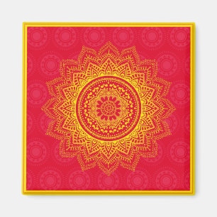 Indian ornament magnet
