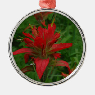 Indian paint brush metal tree decoration