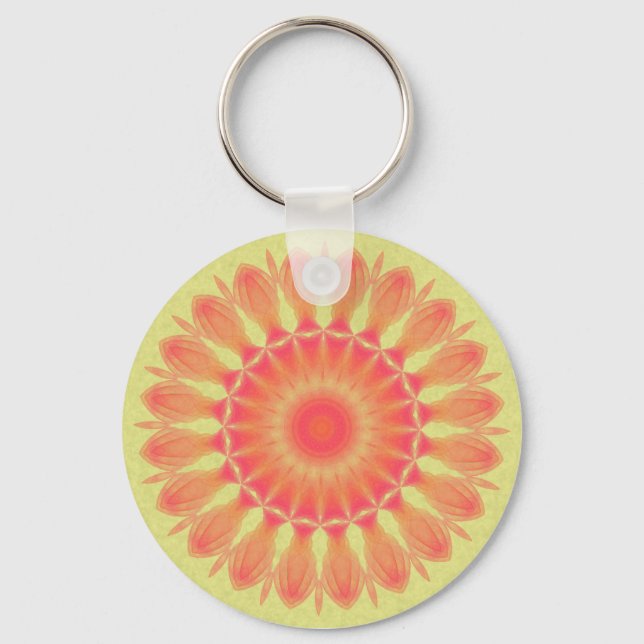 Indian Paintbrush Key Ring (Front)