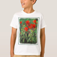 Indian Paintbrush Painting - Original Flower Art