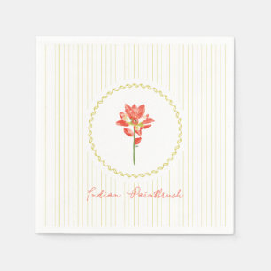 Indian Paintbrush, Texas Wild Flower Napkin