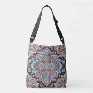 Indian Paisley: Ethnic Mandala Pattern Crossbody Bag
