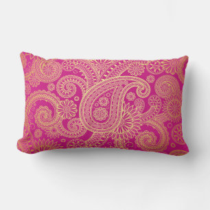 Indian Paisley Lumbar Cushion