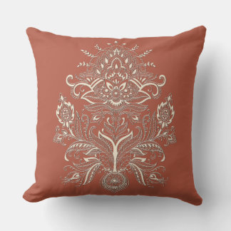 Indian Paisley - Throw Pillow