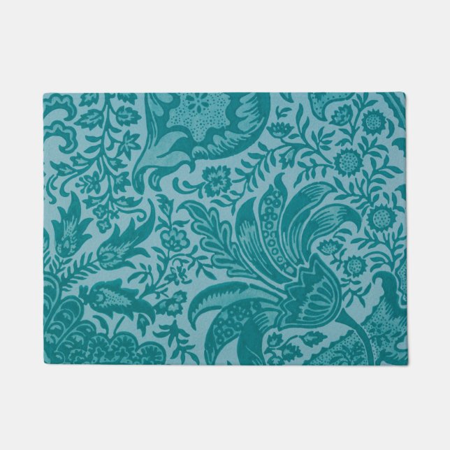 Indian Pattern (by William Morris) Doormat (Front)