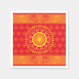 Indian pattern napkin
