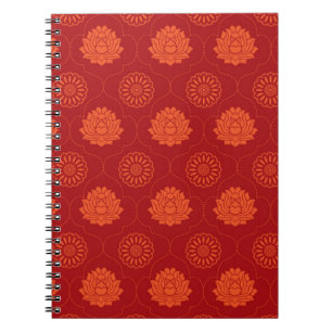 Indian Pattern Spiral Notebook