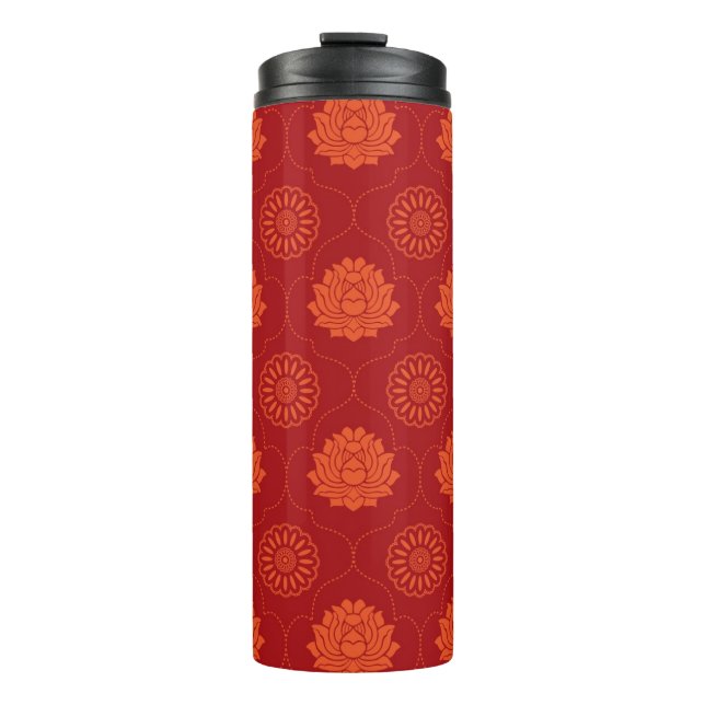 Indian Pattern Thermal Tumbler (Front)