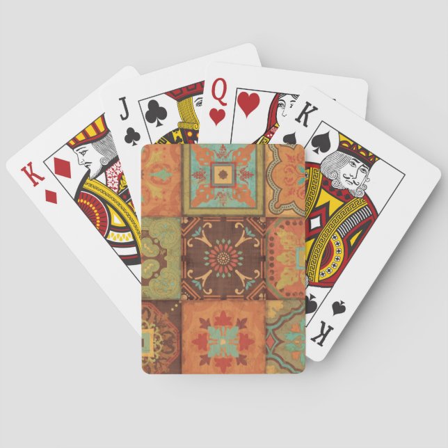 Indian Patterns Playing Cards (Back)
