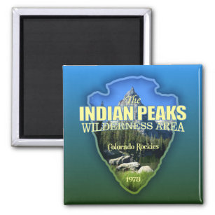 Indian Peaks WA (arrowhead) Magnet